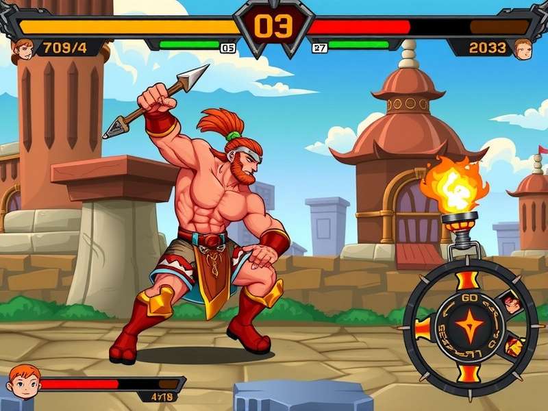 Ginger Warrior Titan puzzle screenshot