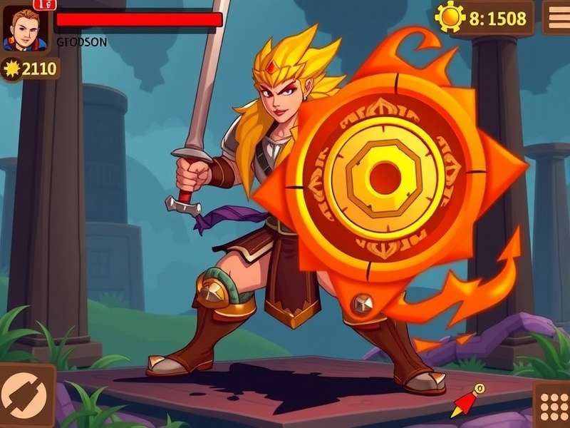 Ginger Warrior Titan combat screenshot